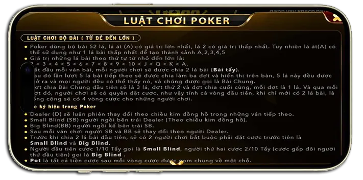 Luật Chơi Poker V9BET: Bí Quyết Thắng Lớn  Tránh Sai Lầm